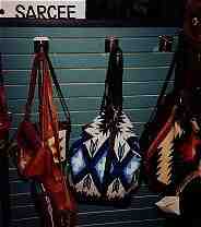 Pendleton-type backpacks. Indian Museum.Banff (11KB/45KB)